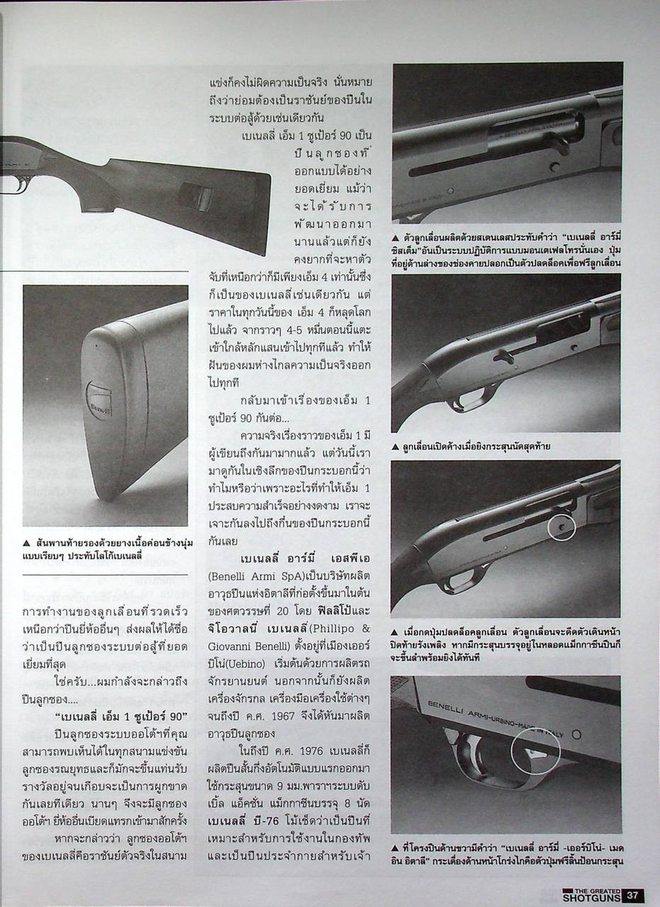 นิตยสาร Guns & Tactics ฉบับพิเศษ Best Value Shotguns รวมบททดสอบปืนลูกซอง 23 กระบอก