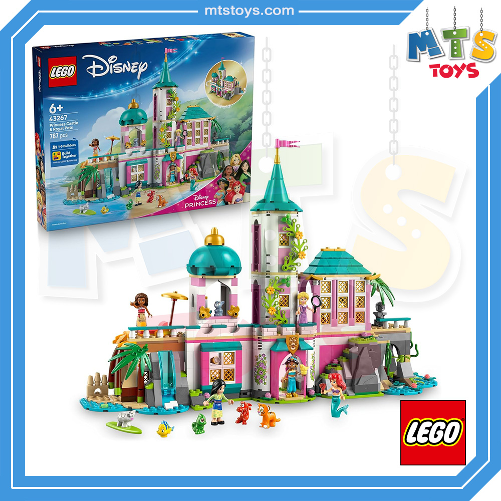 **MTS Toys**เลโก้ Lego 43267 Disney : Princess Castle & Royal Pets