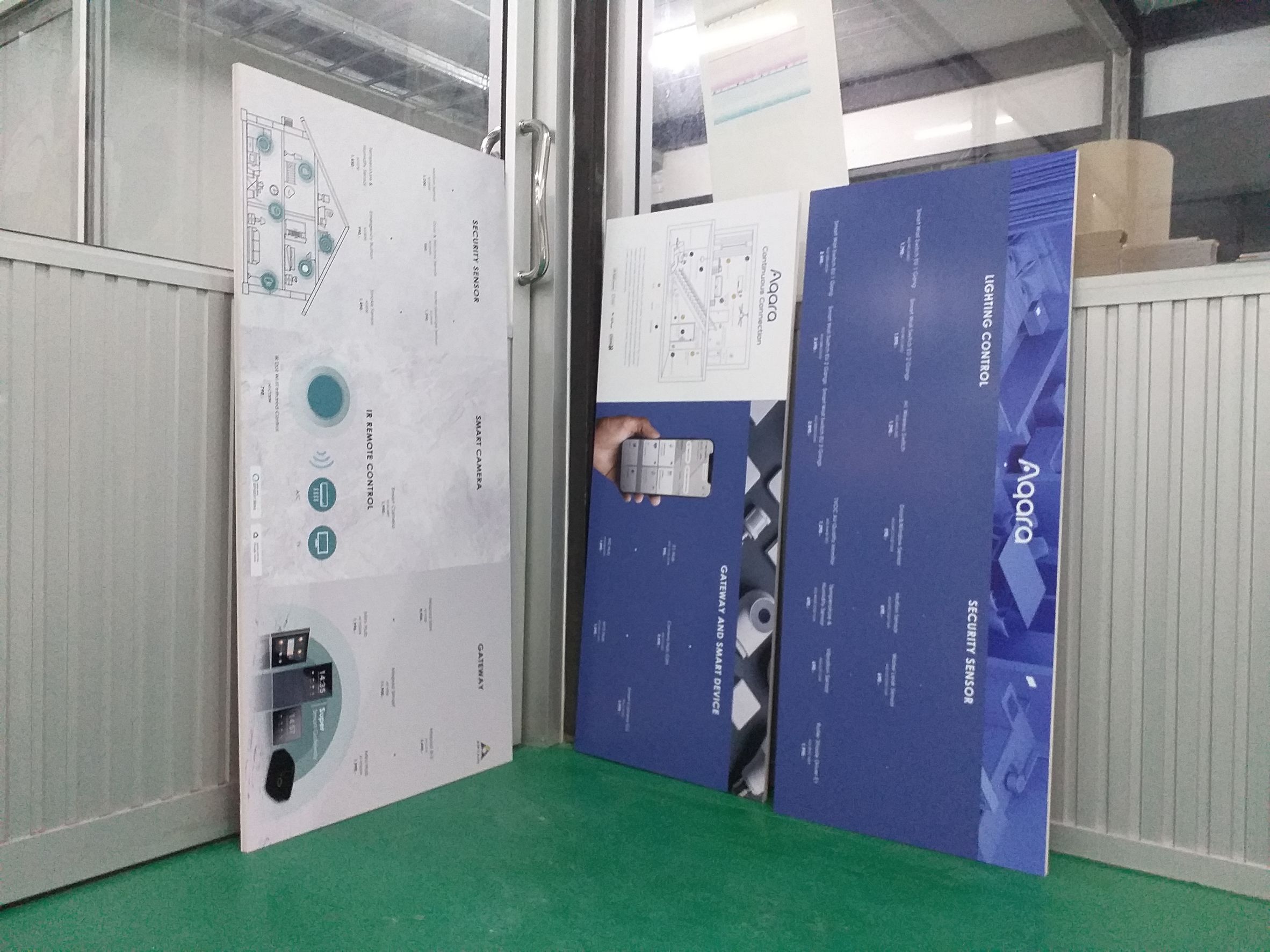 งานปริ้นท์ลงบนแผ่น เครื่องพิมพ์ยูวี งานAQARA