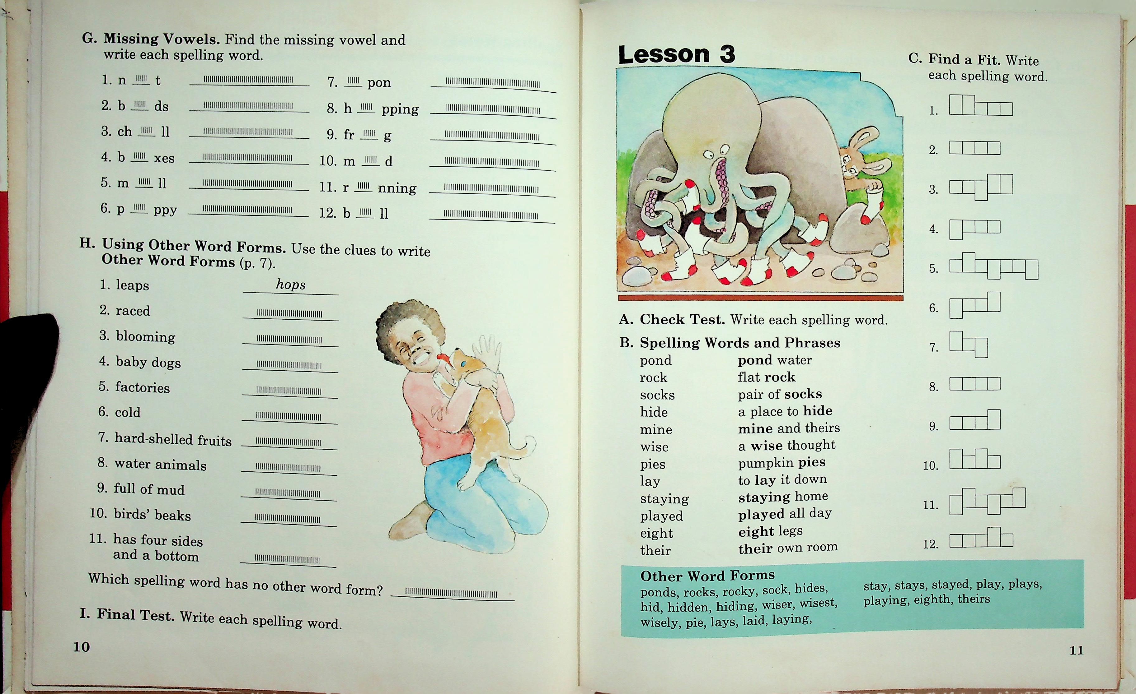 Working Words In Spelling LEVEL C