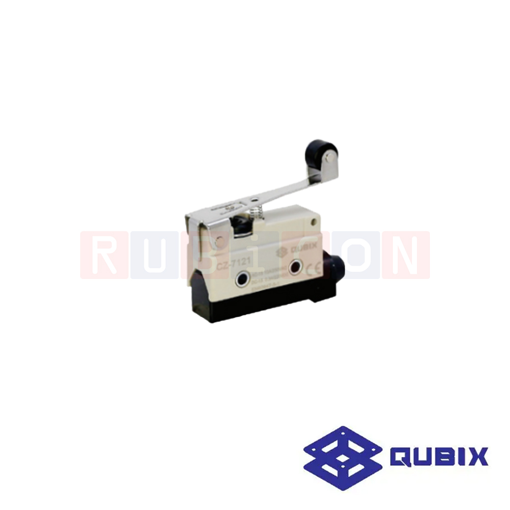 QUBIX CZ-7121 ลิมิตสวิตช์ ROLLER PLUNGER 10A, 250V DPDT 1NO, 1NC SCREW TYPE (LIMIT SWITCH CZ-7000 SERIES)