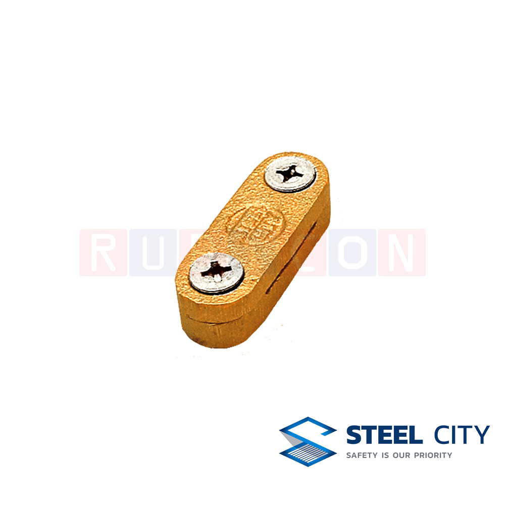 STEEL CITY GR91 แคล้มจับบัสบาร์ทองแดง 3 x 25 mm. (BUS BARE CLAMPS 3 X 25 MM.)