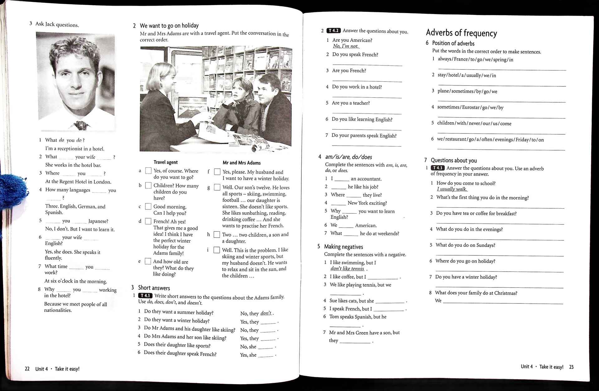 New Headway English Course Elementary Workbook without key