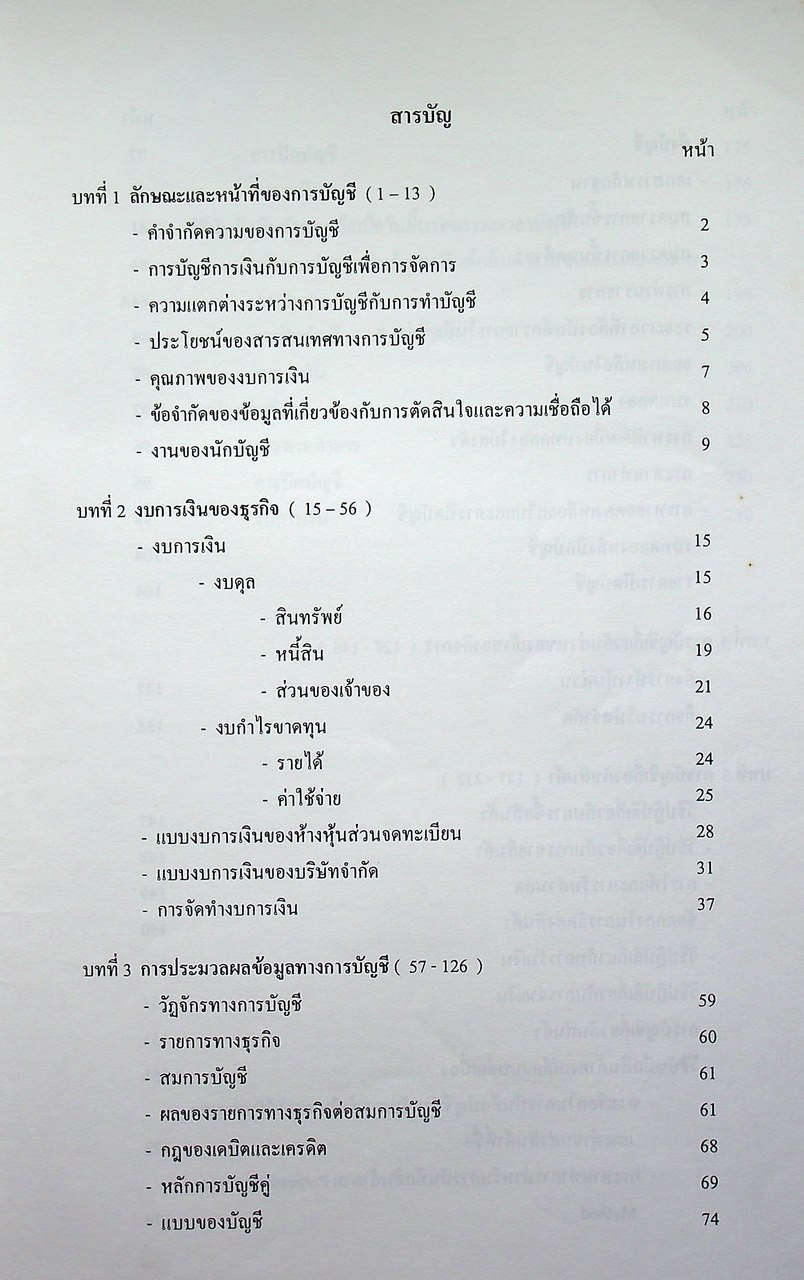 หลักการบัญชี 1 (Principles of Accounting 1)
