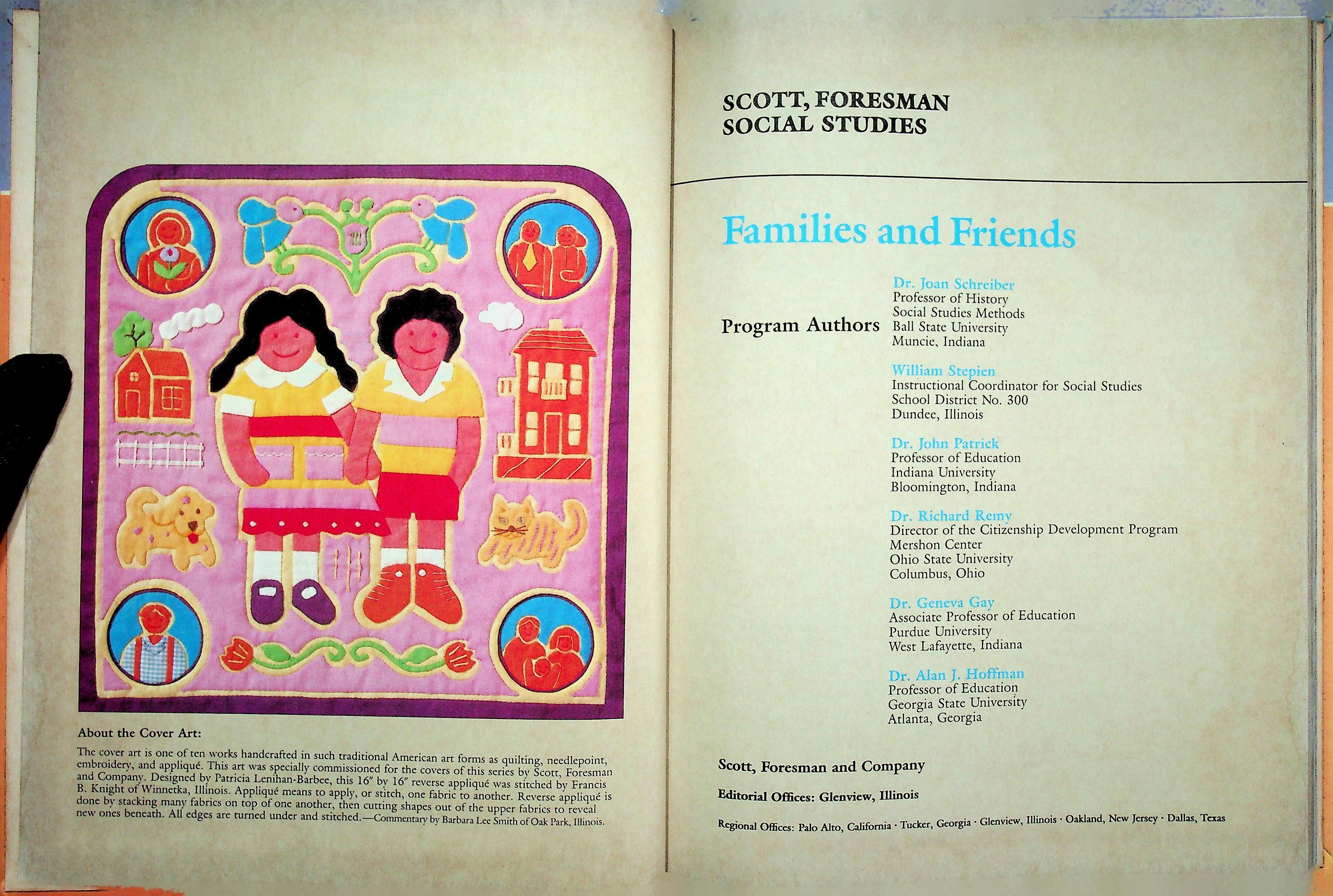 SCOTT, FORESMAN SOCIAL STUDIES Families and Friends