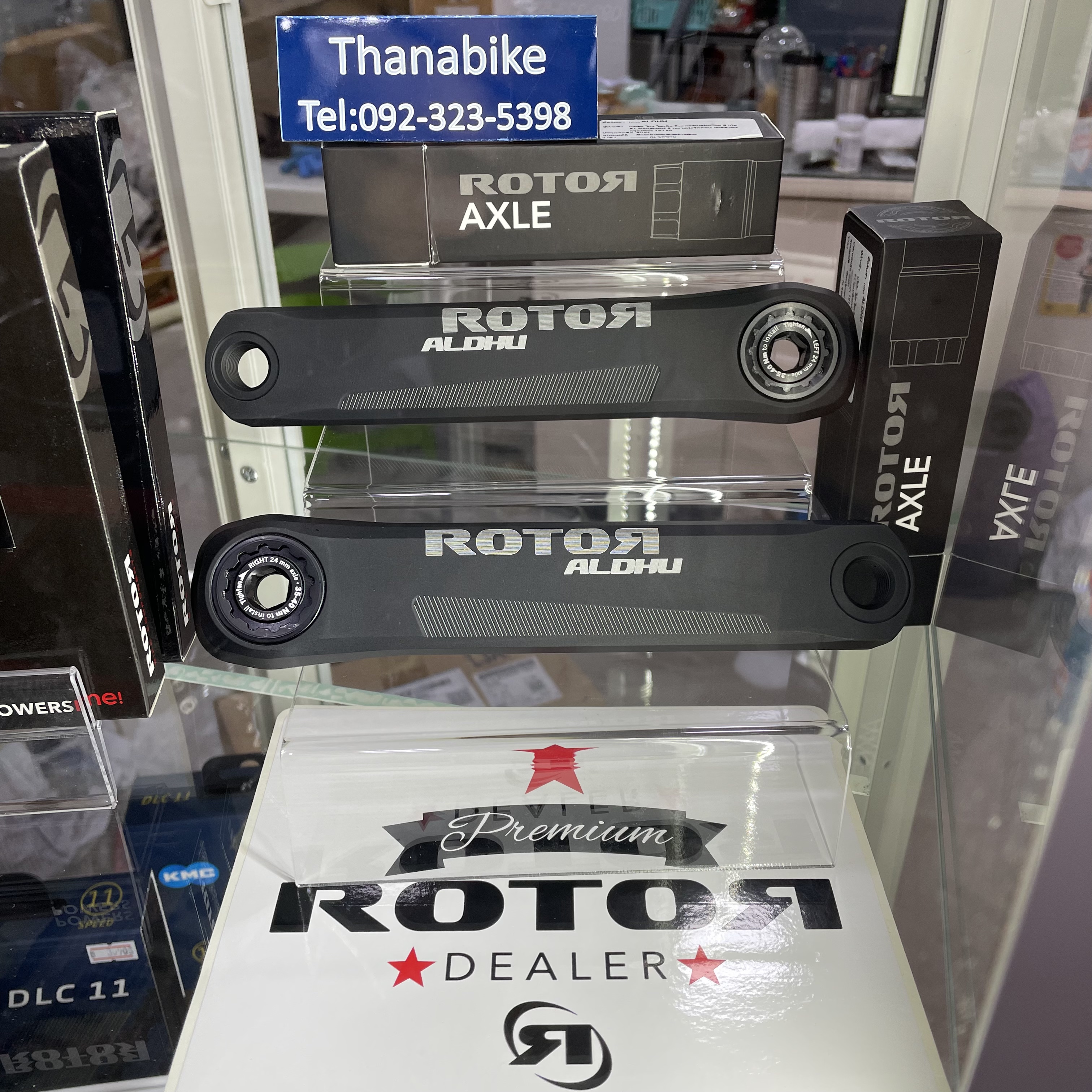 Rotor Aldhu Cranks ขาจาน Road รุ่นล่าสุด ขาจานโรเตอร์ ขาจานRotor ใช้กับ shimano