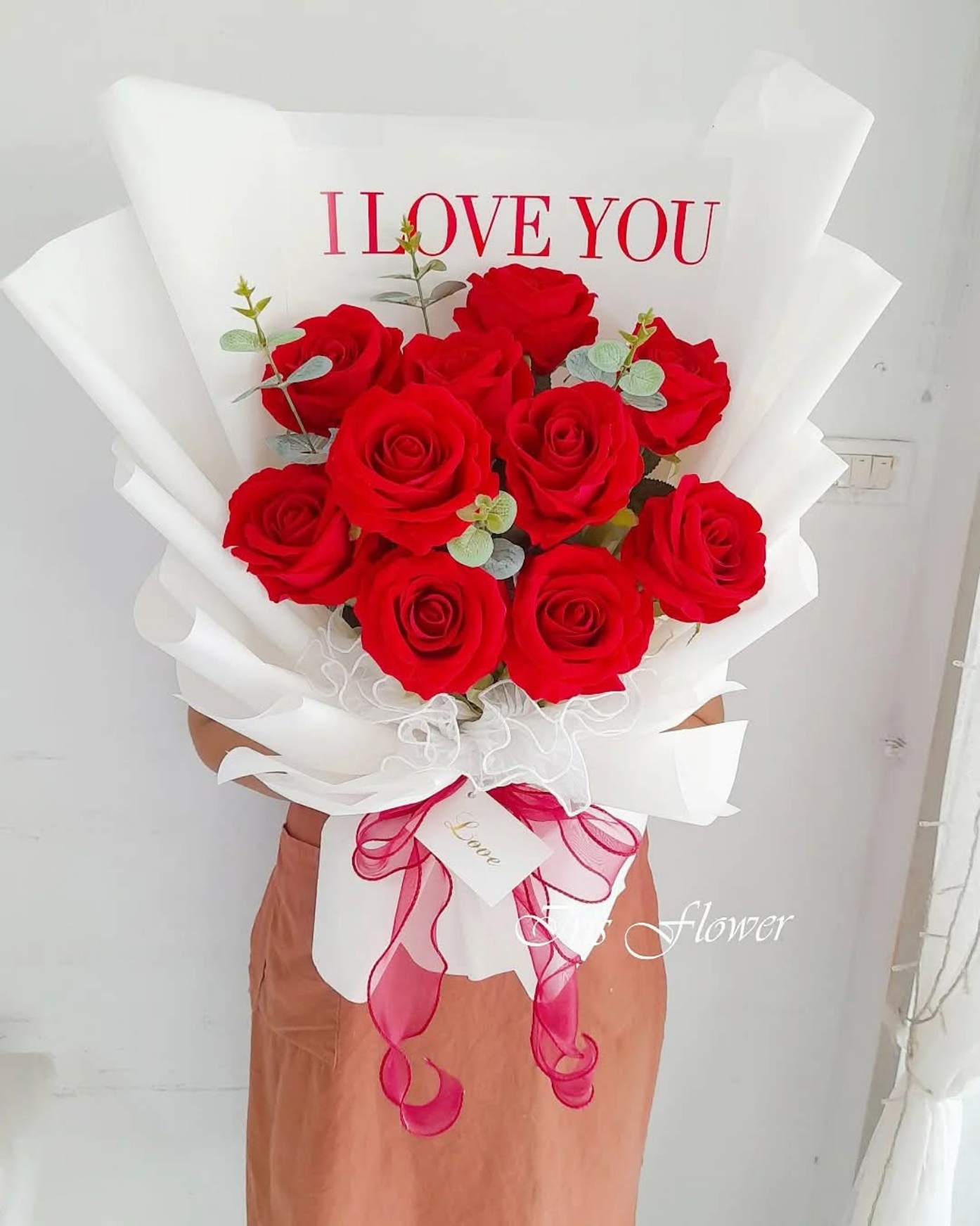 ช่อดอกกุหลาบกำมะหยี่ (มีสินค้าพร้อมจำหน่าย)