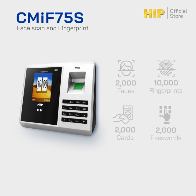 HIP เครื่องสแกนลายนิ้วมือ รุ่น CMiF75S