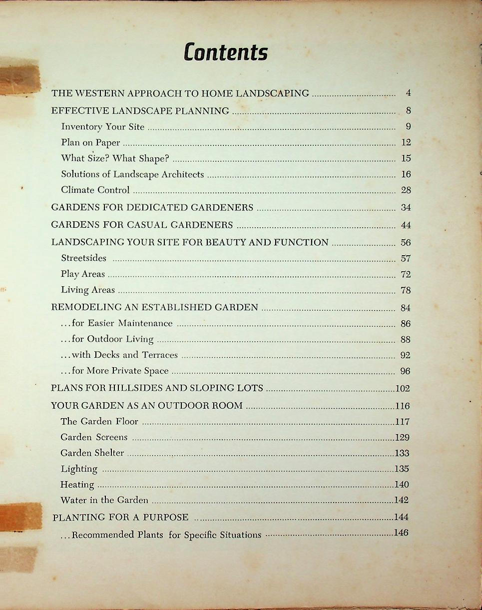 Landscaping for Western Living