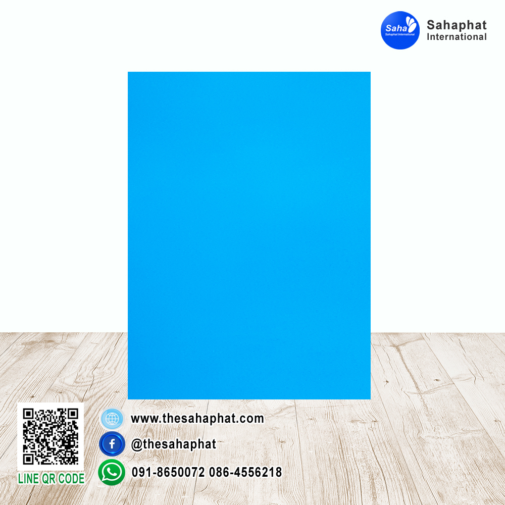 ปกเอ4 สีพื้น No.8 A4 หนา 180 แกรม บรรจุ 50 แผ่น