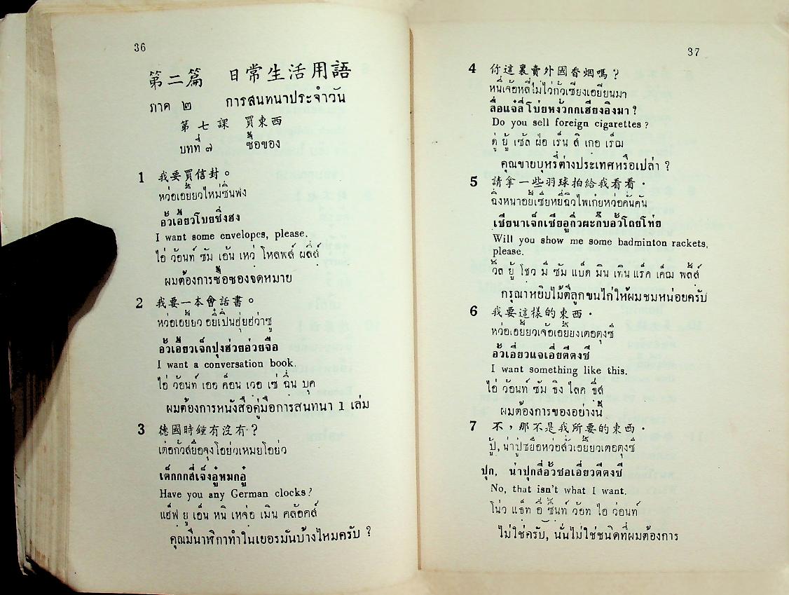 เรียนพูดภาษาจีน แต้จิ๋ว