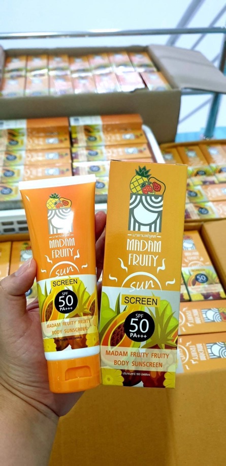 ครีมกันแดดมาดามฟรุตตี้ ครีมกันแดด สับปะรด spf50++
