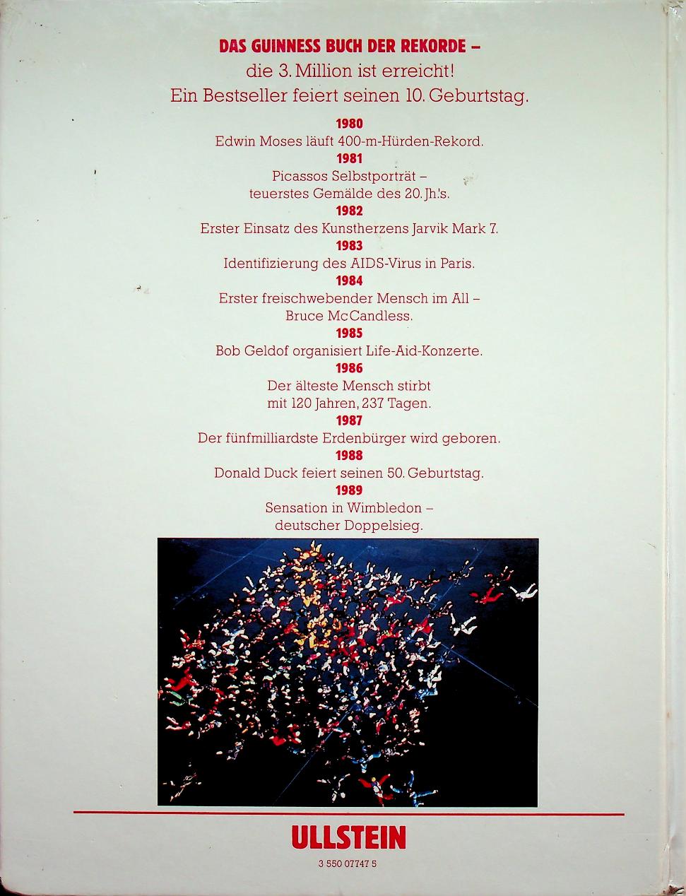 GUINNESS BUCH DER REKORDE 1990 (ฉบับภาษาเยอรมัน)