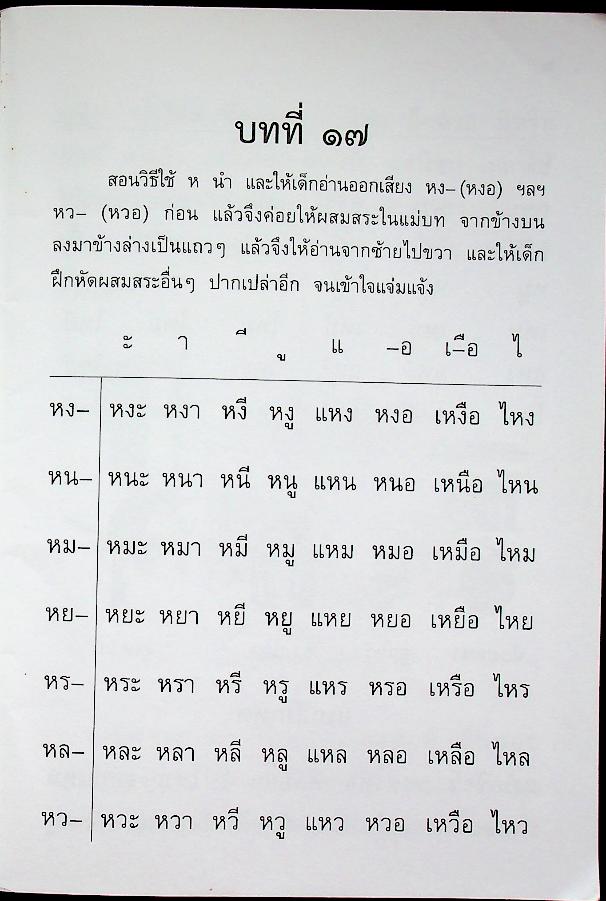 แบบเรียนเร็วใหม่ เล่ม ๑ ตอนกลาง ชั้นประถมศึกษาปีที่ ๒