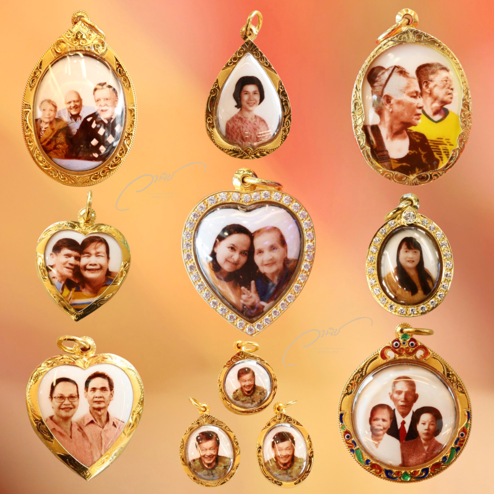 ล็อกเก็ตพื้นหลังสีขาว By WANICH LOCKET