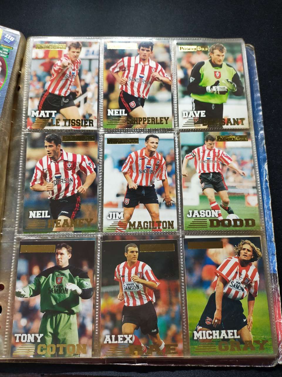 MERLIN'S PREMIER GOLD TRADING CARDS 1996-97 SEASON