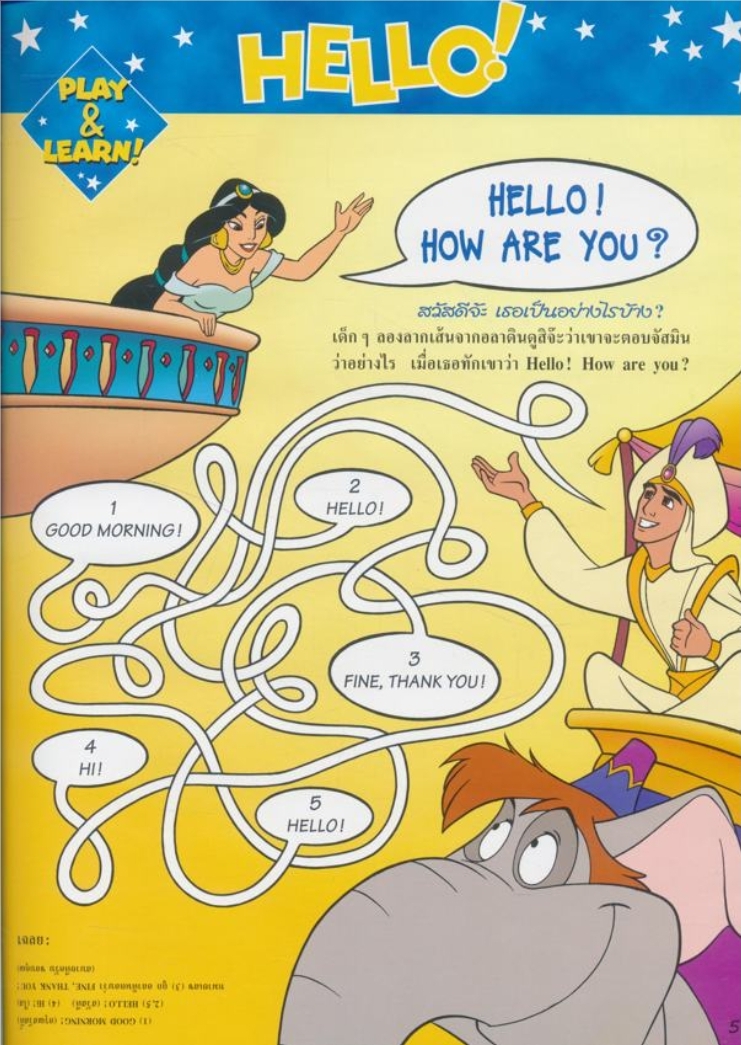 หนังสือชุด เรียนภาษาอังกฤษกับดิสนีย์ ของโกรเลียร์ มีทั้งหมด 13 เล่ม ไม่ซ้ำกัน