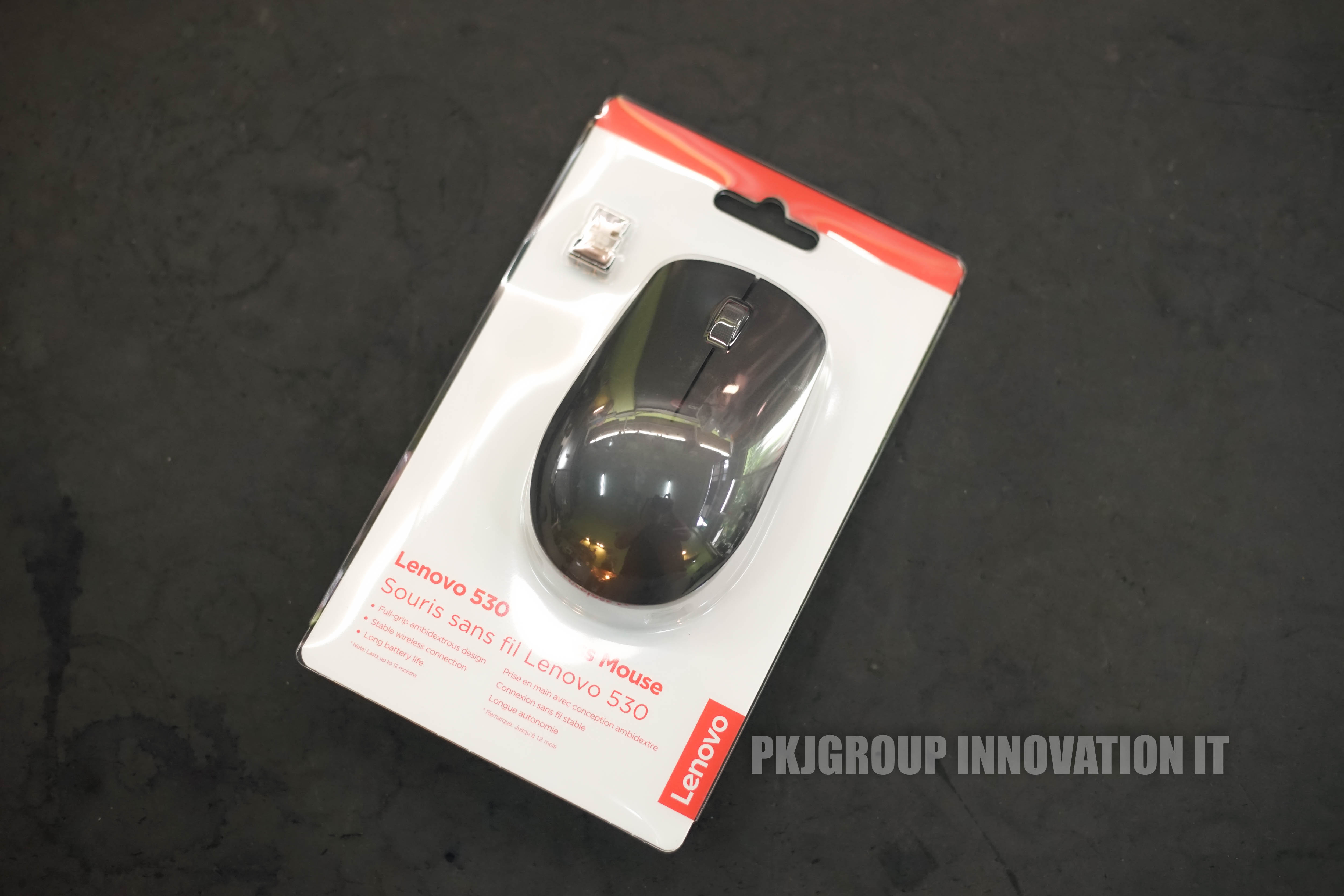 เมาส์ไร้สายของใหม่ Lenovo 530 Wireless mouse สี GRAPHITE ของแท้ ประกัน 1 ปี