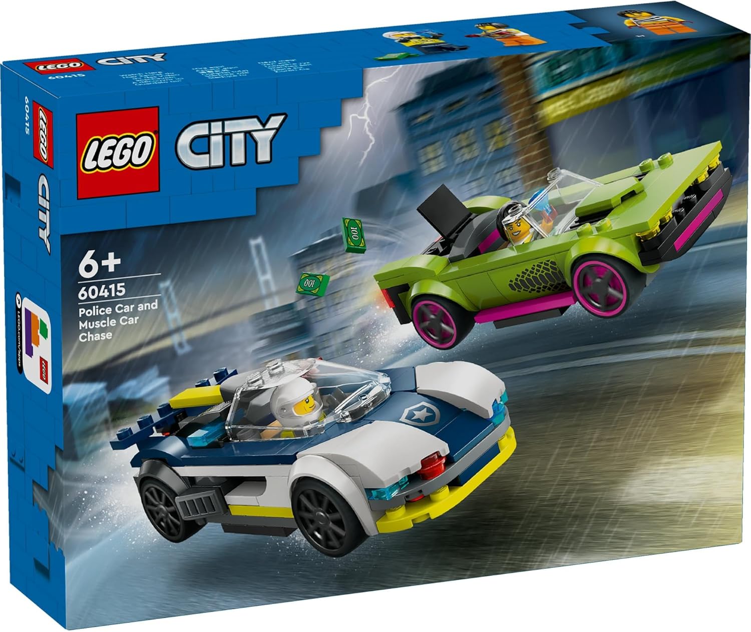 **MTS Toys**เลโก้ Lego 60415 City : Police Car and Muscle Car Chase