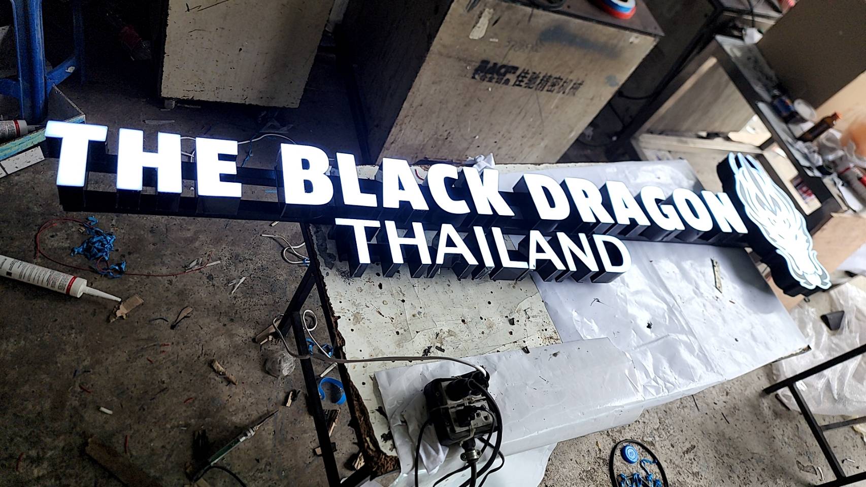 ป้าย ร้านชา