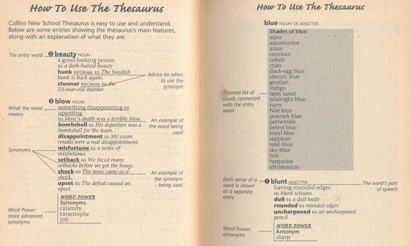 AUSTRALIAN School THESAURUS