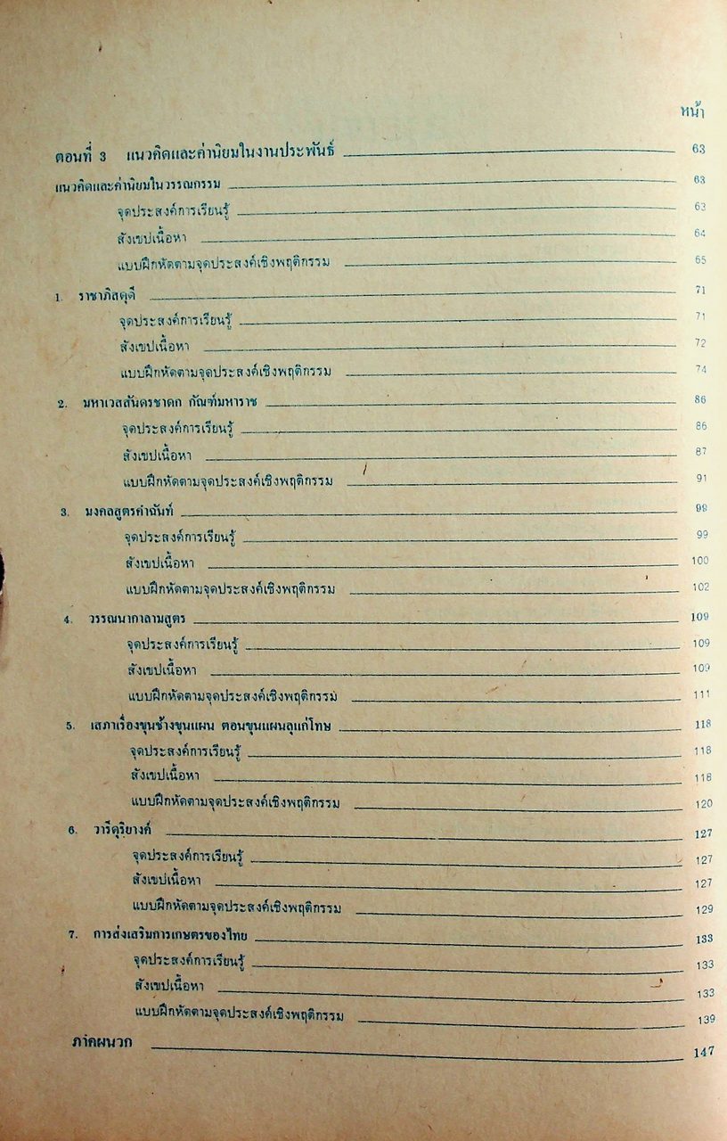 เฉลย สำหรับผู้สอน แบบฝึกหัดภาษาไทย ภาษาพิจารณ์ ราย วิชา ท 606 เล่ม 2 ชั้นมัธยมศึกษาปีที่ 6 (ม.6)