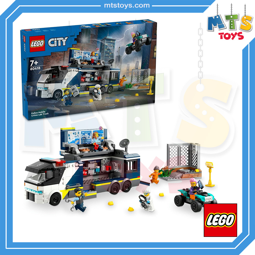 **MTS Toys**เลโก้ Lego 60418 City : Police Mobile Crime Lab Truck