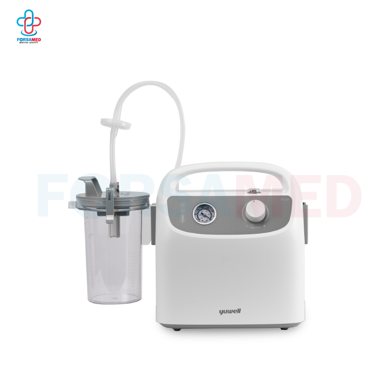เครื่องดูดเสมหะ YUWELL รุ่น 7E-G1 รับประกัน 2 ปี (รุ่นมีแบตเตอรี่ แบบพกพา)