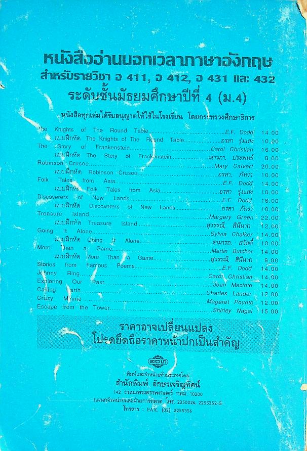 หนังสืออ่านนอกเวลา Robinson Crusoe