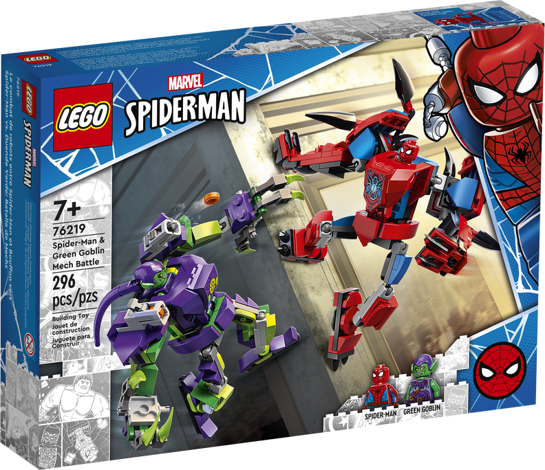 **MTS Toys**เลโก้ Lego 76219 Marvel Super Heros : Spider-man & Green Goblin Mech Battle