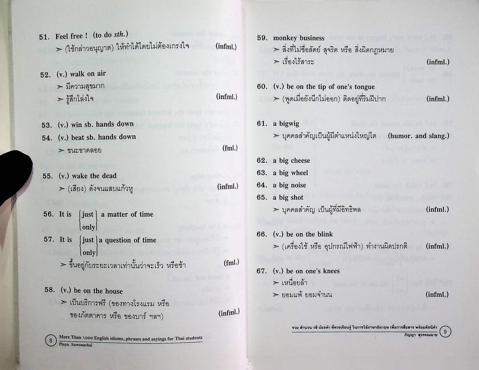 MORE THAN 1000 ENGLISH IDIOMS, PHRASES AND SAYINGS FOR THAI STUDENTS