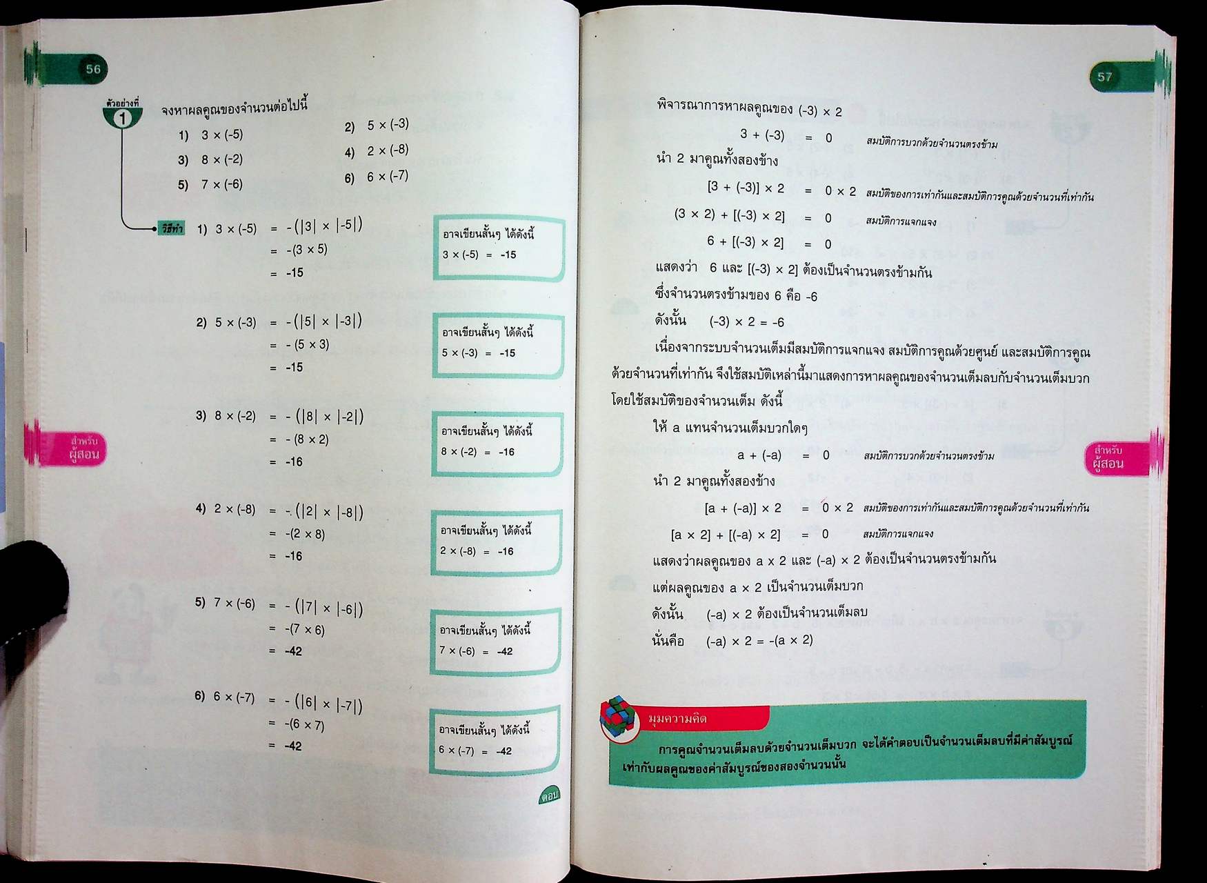 สำหรับผู้สอน หนังสือเรียน คณิตศาสตร์ ม.๑ เล่ม ๑ ฉบับยกระดับผลสัมฤทธิ์ฯ