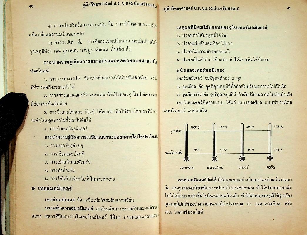 คู่มือ วิทยาศาสตร์ ป.5 ป.6 (ฉบับเตรียมสอบ)