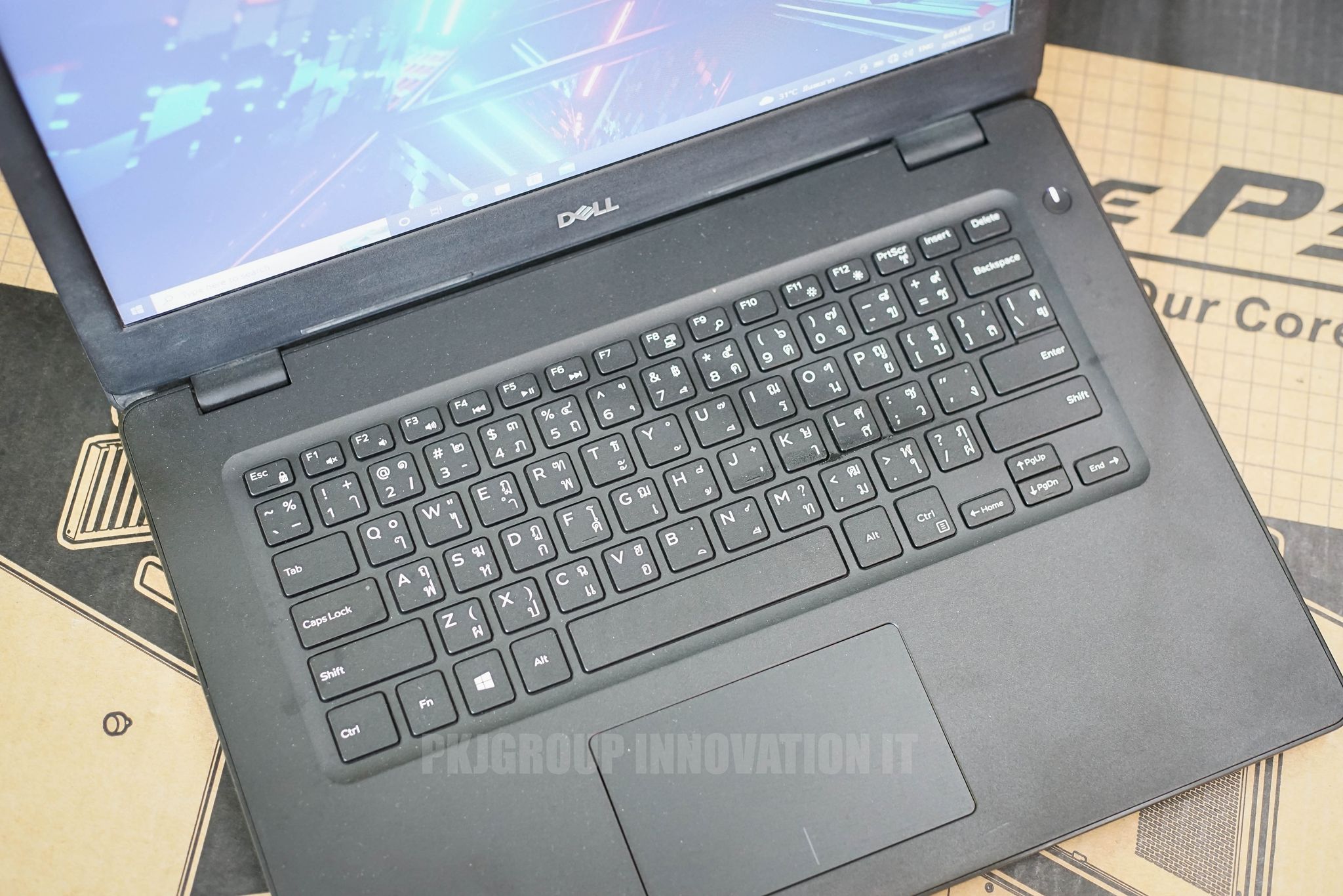 โน๊ตบุ๊คทำงานมือสอง Dell Latitude 3490 i5-8250U RAM 8GB SSD 120 GB