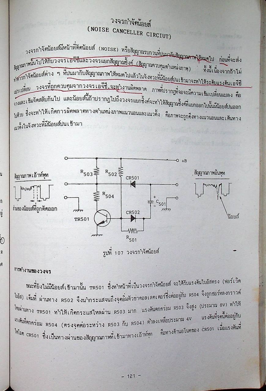 ทฤษฎีตรวจซ่อมโทรทัศน์ขาวดำ ทรานซิสเตอร์-ไอซี
