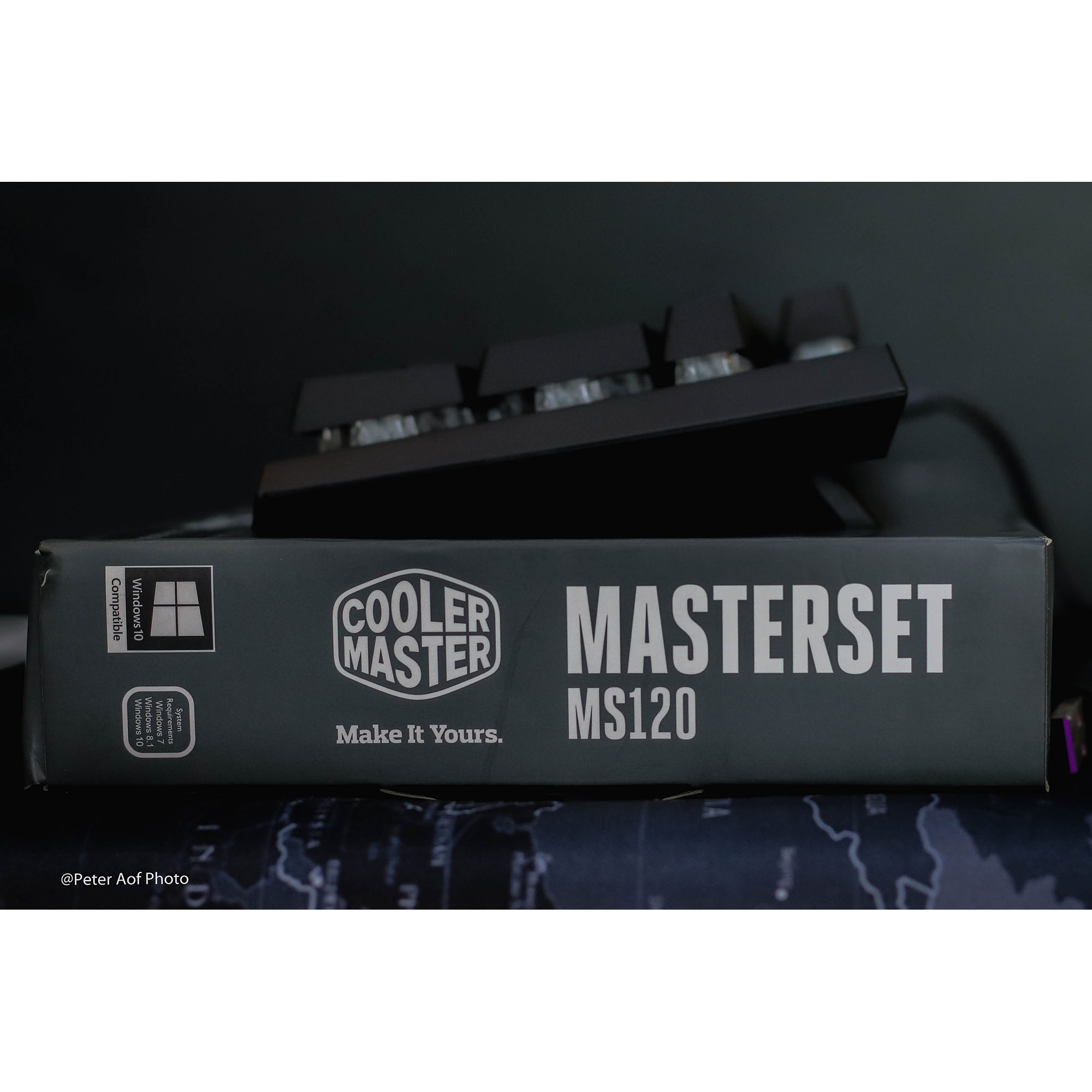 Coolermaster MASTERSET MS120 ชุดเมาส์คีย์บอร์ดเกมส์มี RGB