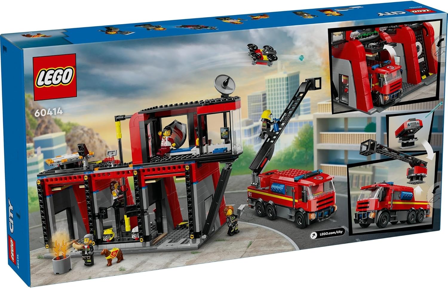 **MTS Toys**เลโก้ Lego 60414 City : Fire Station with Fire Truck