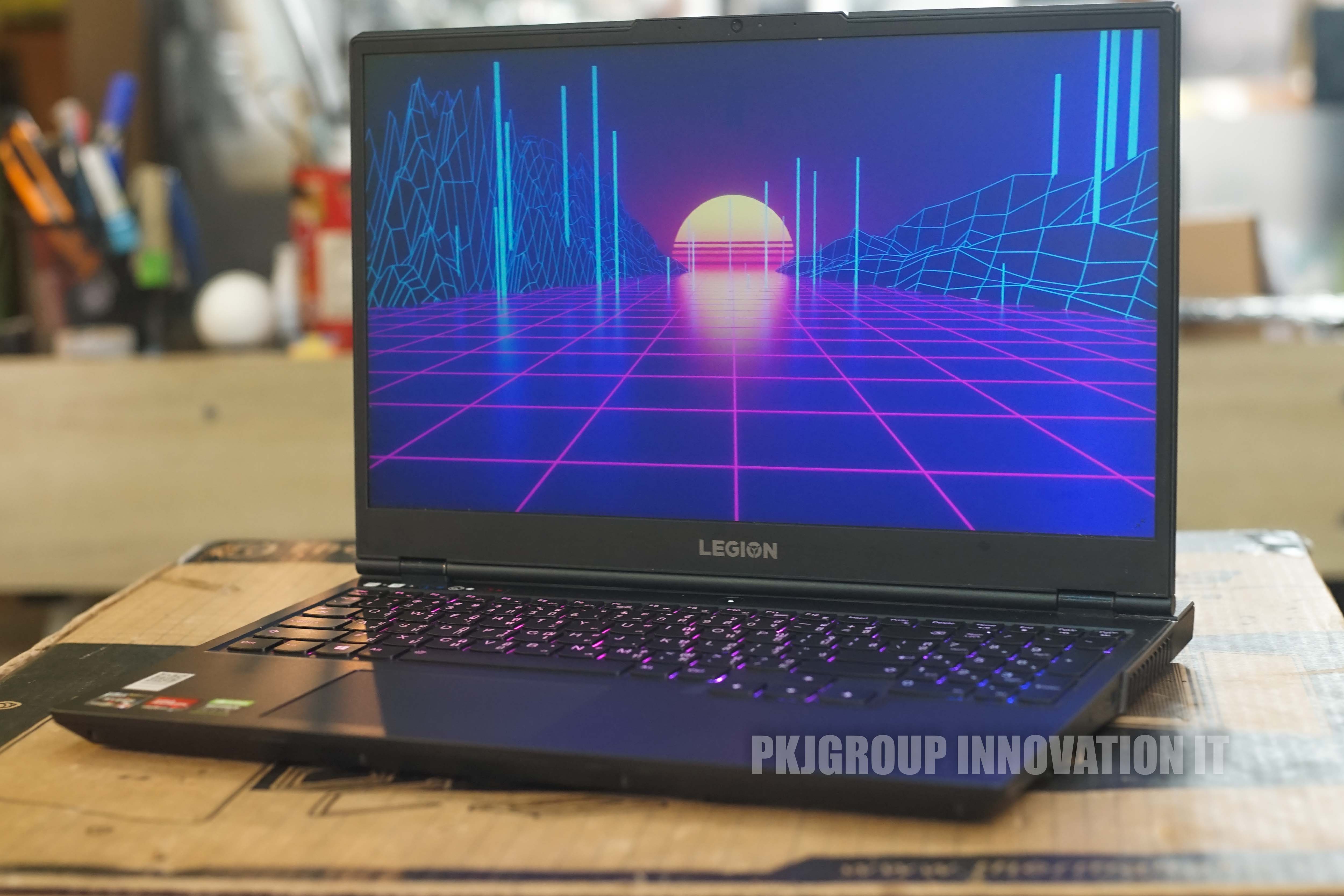 โน๊ตบุ๊คเล่นเกมมือสอง Lenovo legion 5 15ACH6H-82JU000ETA Ryzen 7 5800H RAM 16 GB M.2 2 ตัว RTX3060