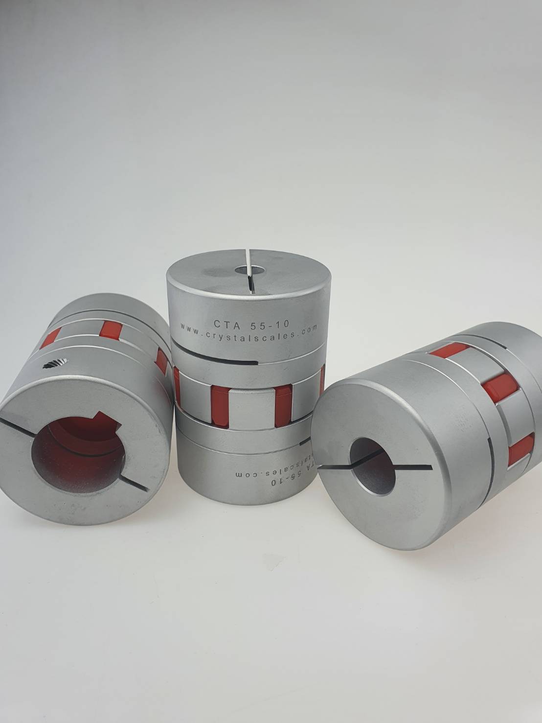 ไทย Jaw Coupling CTA 55 ยาว 72 มิลลิเมตร คัปปลิ้ง (ยอย)ประกบเพลา สำหรับเครื่อง CNC เครื่อง3D print และใช้ส่งกำลังเพลาและมอเตอร์