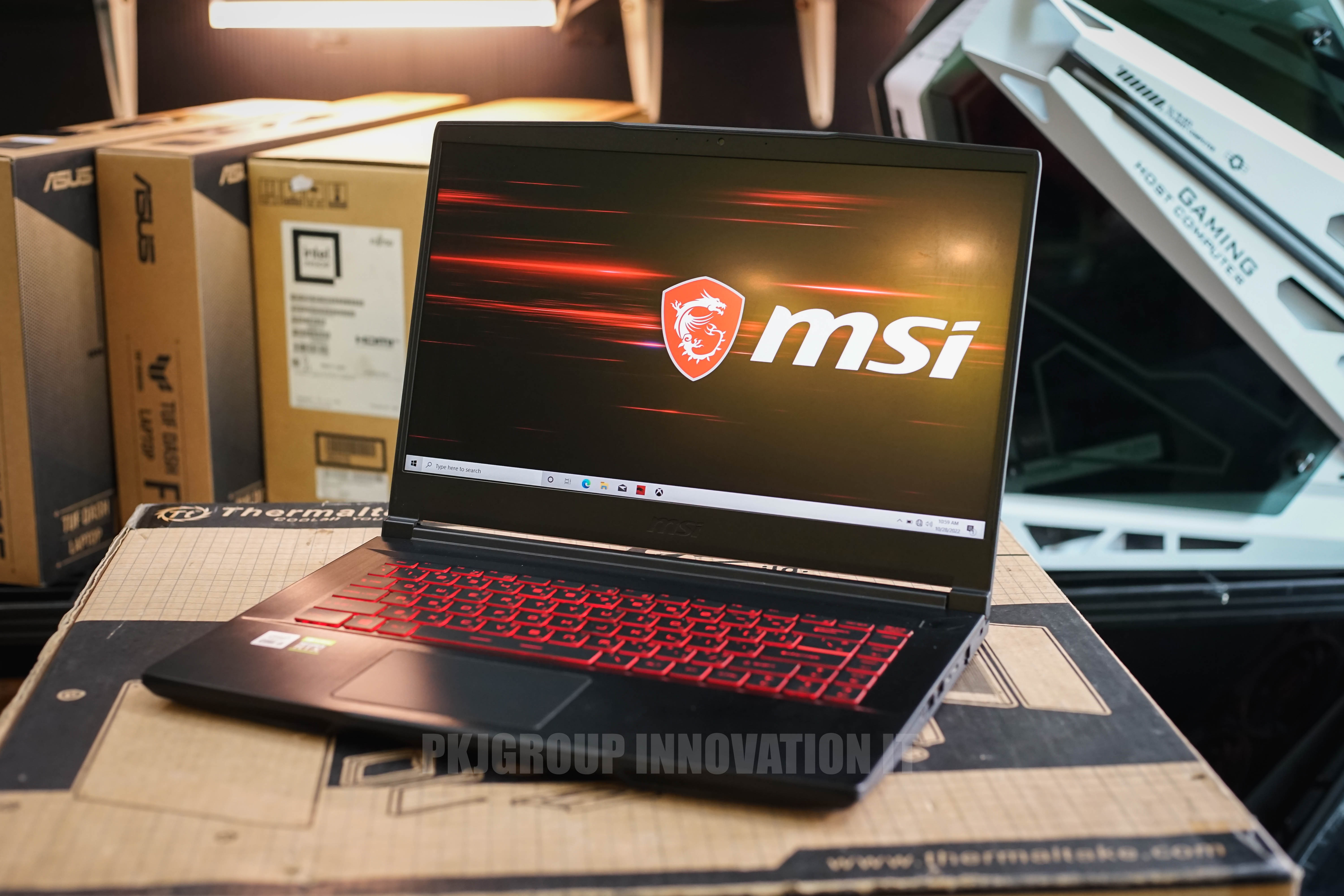 โน๊คบุ๊คเล่นเกมมือสอง MSI GF65-10UE233TH i5-10200H RAM 16 GB RTX3060