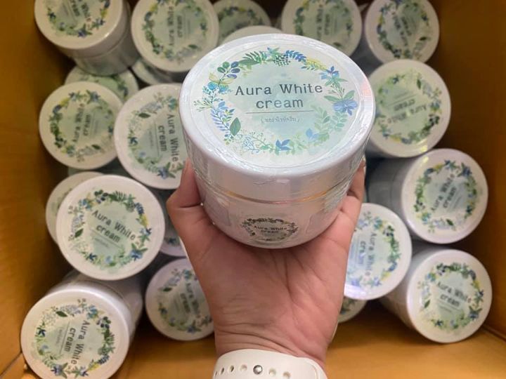 ครีมออร่าไวท์ Aura White cream 250กรัม