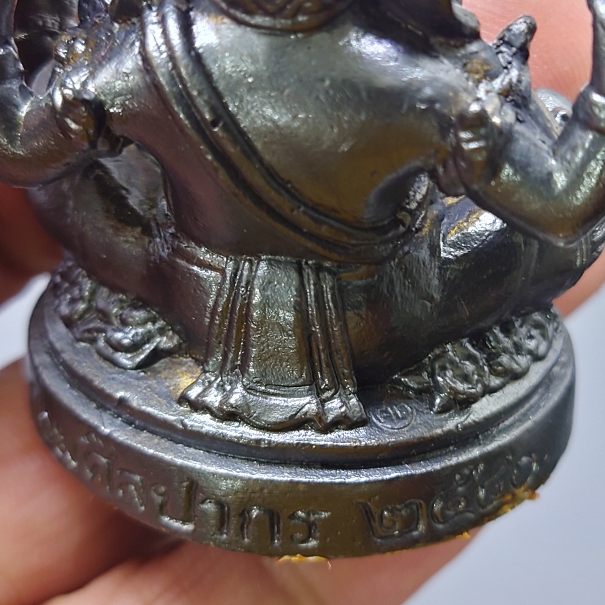 พระพิฆเนศ กรมศิลปากร รุ่นแรก เนื้อนวะโลหะผสม ขนาดสูง 5 เซน ปี2540 นิยม สภาพสวย รับประกันแท้