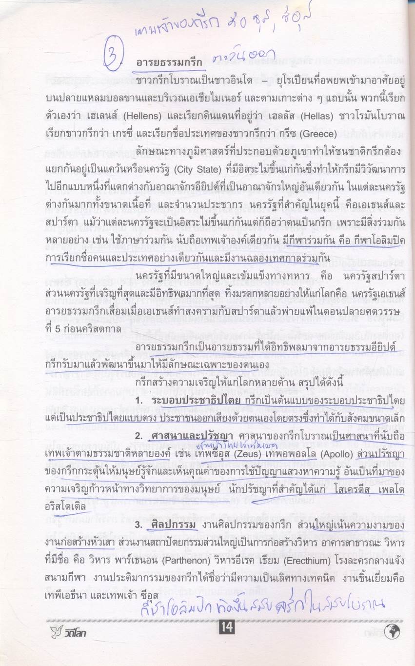 วิถีโลก Global Society and Living