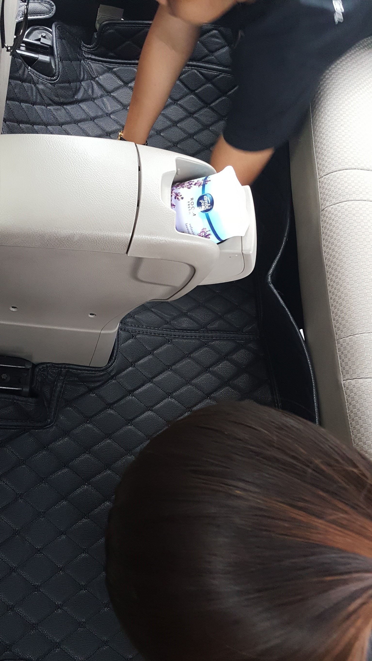 พรม6D Toyota Vios2012 สีดำด้ายดำ