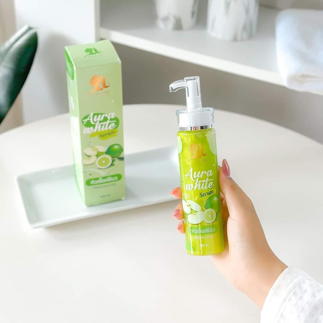 หัวเชื้อเพียว แบรนด์ออร่าไบร์ท เซรั่มเปิดผิวขาว200ml
