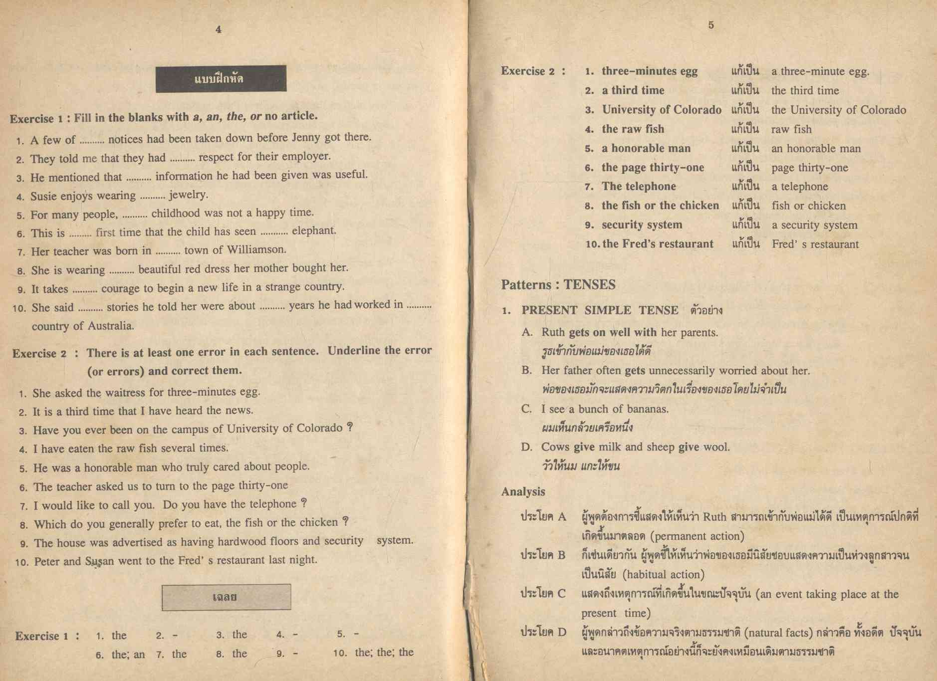 คู่มือ ภาษาอังกฤษ ม.6 ฉบับสมบูรณ์