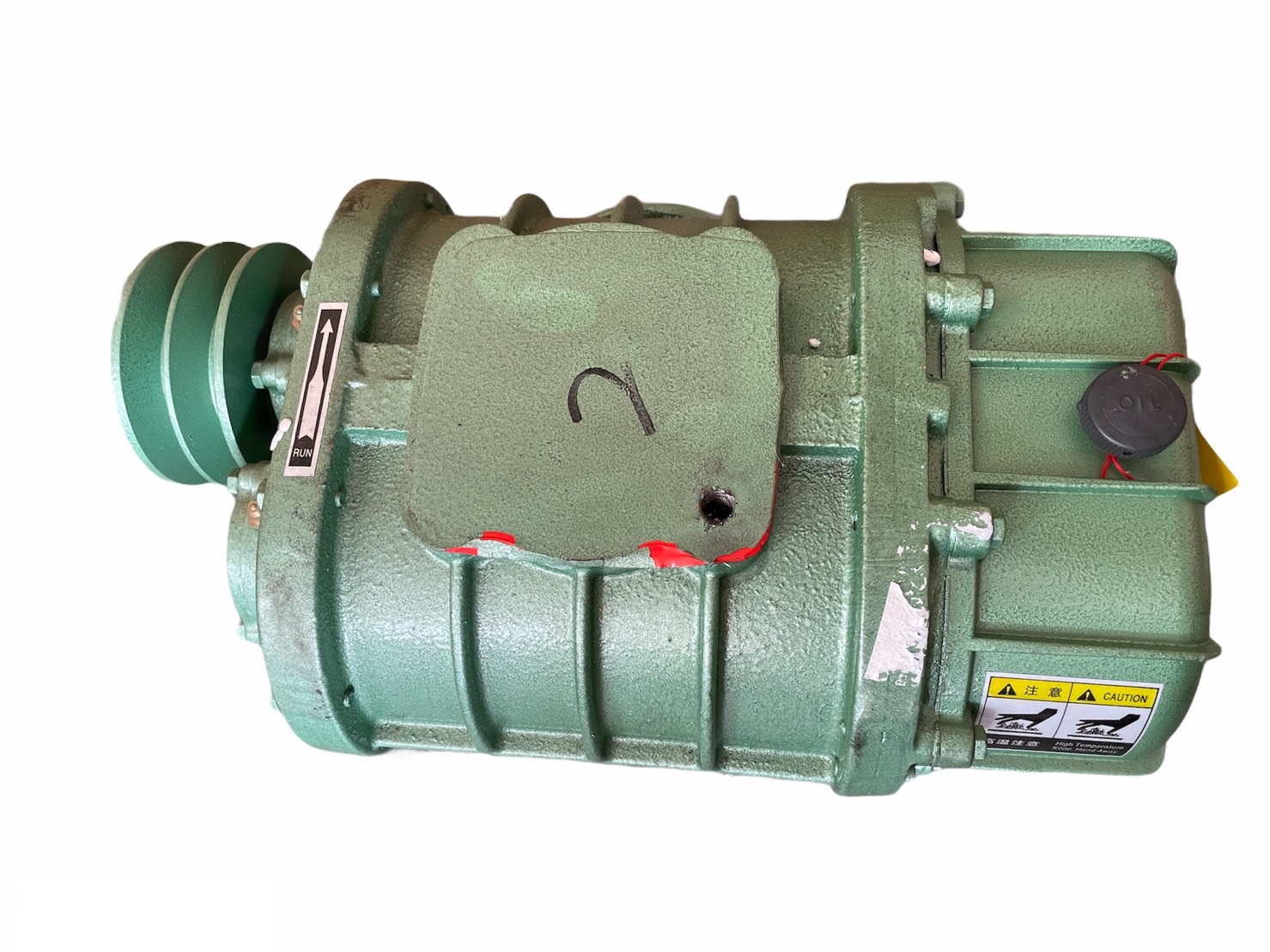 รูทโบลเวอร์(Root Blower) ขนาด 2.5นิ้ว สำหรับจ่ายอากาศในระบบเพาะเลี้ยงสัตว์น้ำสำหรับฟาร์มกุ้งและ ฟาร์มปลา บ่อบำบัดน้ำเสีย