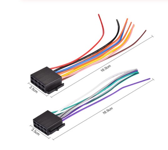ปลั๊กเครื่องเสียง แบบ ISO Stereo wire harness