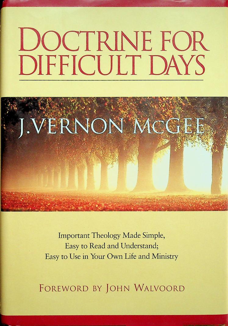 DOCTRINE FOR DIFFICULT DAYS