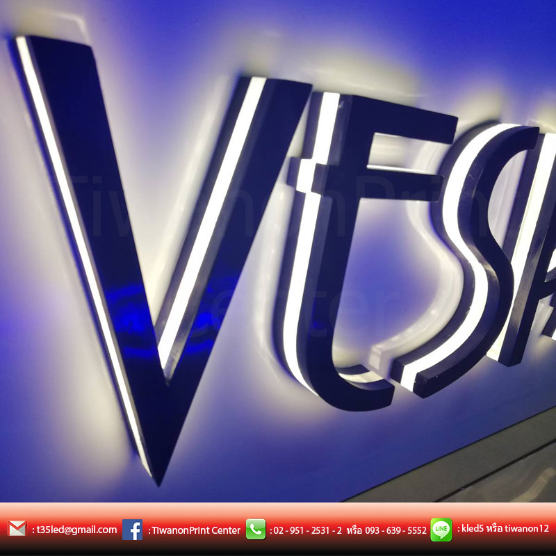 VESPA งานสวย ดีไซน์เก๋ รับทำป้าย LED Neon Flex ตามสไตล์ลูกค้า